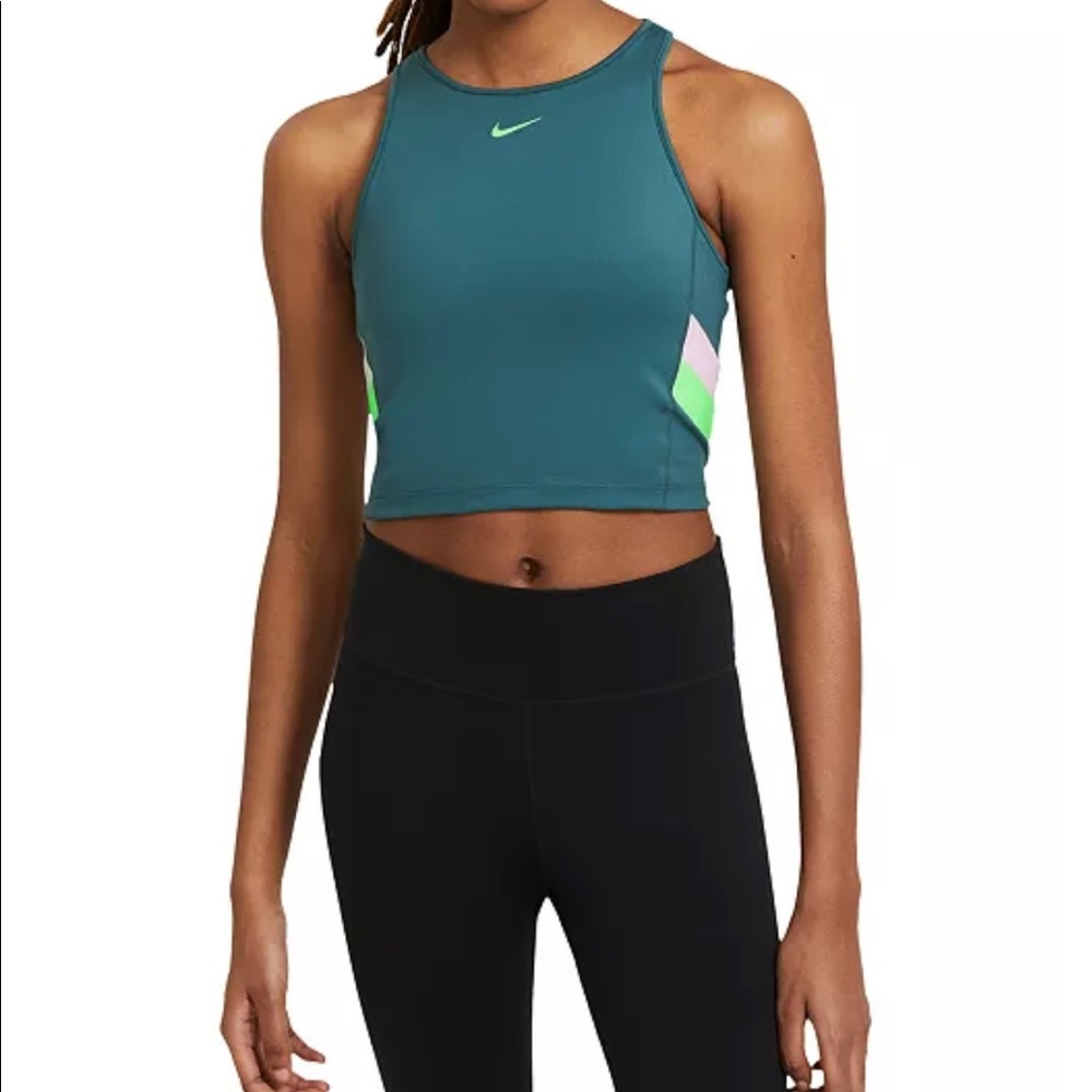Women's Colorblocked Crop Tank Top